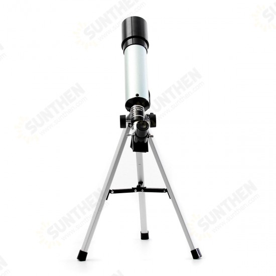 90X F36050M 50mm Monocular Telescope Astronomical Refractor Telescope Refractive Eyepieces Tripod Beginners 2.800 Arc Seconds