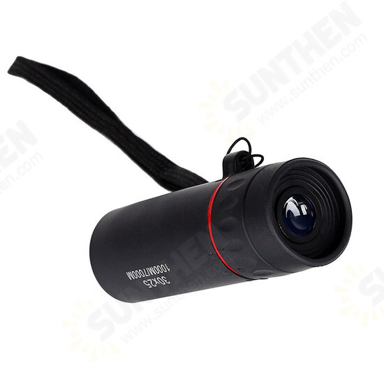 DA30X25 HD Monocular Telescope Waterproof Mini Portable Military 10X Scope for Camping Travel