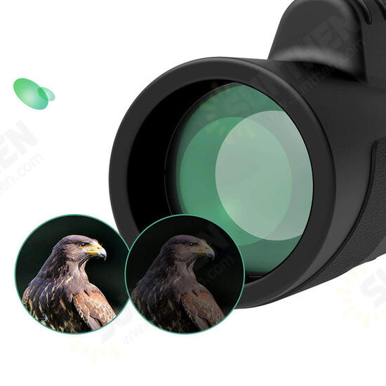 MNV-L1 40X60 Dual Focus Optics Monocular HD Waterproof Telescope Day&Night Vision 500M/ 9500M