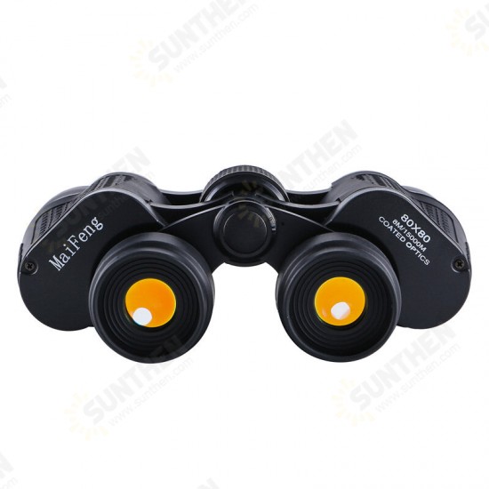 10x80 Powerful Binoculars Long Range Telescope For Hunting Hiking Travel Low Light Night Vision