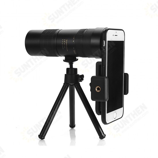 10-300x40 Zoom Telescope Professional HD Monocular Retractable Telescopic for Outdoor Camping Travel