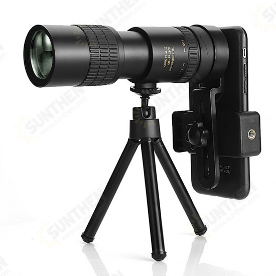 10-300x40 Zoom Telescope Professional HD Monocular Retractable Telescopic for Outdoor Camping Travel