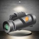 12x50 Powerful Telescope Set 20mm Ocular FMC Film HD Professional Monocular with Tripod Phone Holder