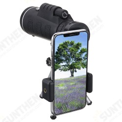 40X60 Monocular Optical HD Lens Telescope + Tripod + Mobile Phone Clip Handheld Night Vision Monocular for Hunting Camping 40X60 Monocular Optical HD Lens Telescope + Tripod + Mobile Phone Clip Handheld Night Vision Monocular for Hunting Camping