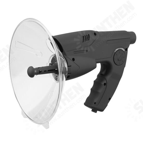 Parabolic Microphone Monocular X8 Ear Long Range Birds Listening Telescope 200M