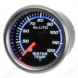 2inch 52mm 40-120°C Water Temperature Gauge Blue LED Black Face Car Meter + Sensor 2inch 52mm 40-120°C Water Temperature Gauge Blue LED Black Face Car Meter + Sensor