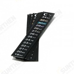 3Pcs AT-003 10-36°C Thermometer Liquid Crystal Color Change Thermometer Waterproof Temperature Measurement Tool 3Pcs AT-003 10-36°C Thermometer Liquid Crystal Color Change Thermometer Waterproof Temperature Measurement Tool
