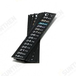 5Pcs AT-003 10-36°C Thermometer Liquid Crystal Color Change Thermometer Waterproof Temperature Measurement Tool 5Pcs AT-003 10-36°C Thermometer Liquid Crystal Color Change Thermometer Waterproof Temperature Measurement Tool