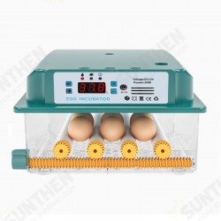6 Eggs Incubator Egg Incubator Fully Automatic Incubator Household Brooder Temperature Controller with Automatic Turner 6 Eggs Incubator Egg Incubator Fully Automatic Incubator Household Brooder Temperature Controller with Automatic Turner