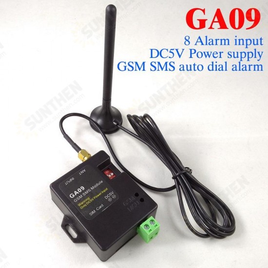 8 Channel GSM SMS Alarm Box Water and Temperature Alarm for Home Warehouse