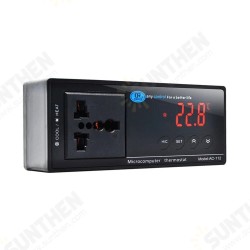 AC-112 Digital Waterproof Temperature Controller High-precision Seafood Refrigerator Temperature Controller Aquarium Pet Temperature Control Equipment AC-112 Digital Waterproof Temperature Controller High-precision Seafood Refrigerator Temperature Controller Aquarium Pet Temperature Control Equipment