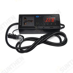 AC-112 Digital Waterproof Temperature Controller High-precision Seafood Refrigerator Temperature Controller Aquarium Pet Temperature Control Equipment AC-112 Digital Waterproof Temperature Controller High-precision Seafood Refrigerator Temperature Controller Aquarium Pet Temperature Control Equipment