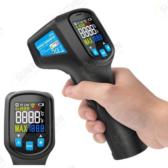 TH01B -50~600°C Digital Infrared Thermometer IR Laser Temperature Sensor No Contact Thermometer Meter Pyrometer TH01B -50~600°C Digital Infrared Thermometer IR Laser Temperature Sensor No Contact Thermometer Meter Pyrometer