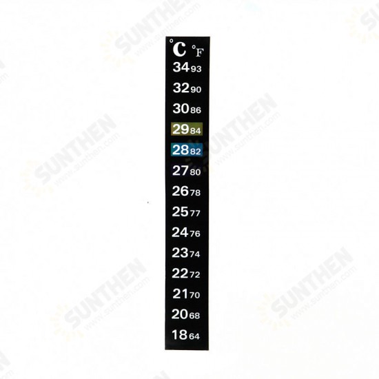 AT-003 10-36°C Thermometer Liquid Crystal Color Temperature Waterproof Temperature Measurement Tool AT-003 10-36°C Thermometer Liquid Crystal Color Temperature Waterproof Temperature Measurement Tool