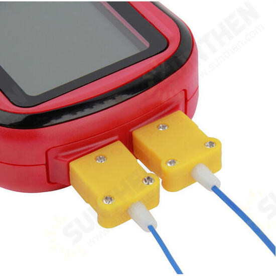 GM1312 Digital Thermometer Dual-channel LCD Display Temperature Meter Tester for K/J/T/E/R/S/N Thermocouple GM1312 Digital Thermometer Dual-channel LCD Display Temperature Meter Tester for K/J/T/E/R/S/N Thermocouple