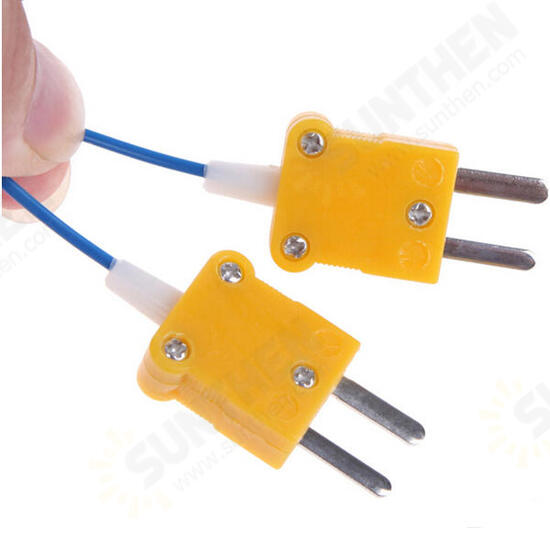 GM1312 Digital Thermometer Dual-channel LCD Display Temperature Meter Tester for K/J/T/E/R/S/N Thermocouple GM1312 Digital Thermometer Dual-channel LCD Display Temperature Meter Tester for K/J/T/E/R/S/N Thermocouple