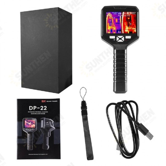 DP-21/DP-22 220*160/320*240 Pixel 3.5inch Color Digital Screen WIFI Handheld Thermal Camera Portable High-precision IR Thermal Imager Type-C Interface