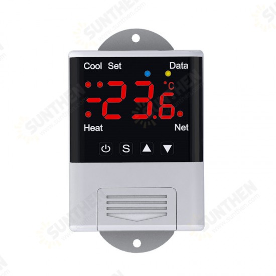 DTC-1201 AC 110-230V WiFi LCD Display Digital Thermostat NTC Sensor Temperature Controller for Heating Cooling DTC-1201 AC 110-230V WiFi LCD Display Digital Thermostat NTC Sensor Temperature Controller for Heating Cooling