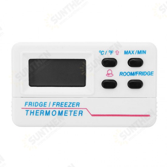 Digital Fridge Refrigerator Temperature Meter Thermometer Alarm with Sensor ℃/℉