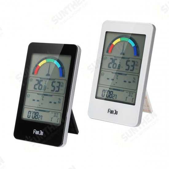 Digital Indoor and Outdoor Thermometer Comfort Indicator Hygrometer Temperature Trend Electronic Alarm Clock