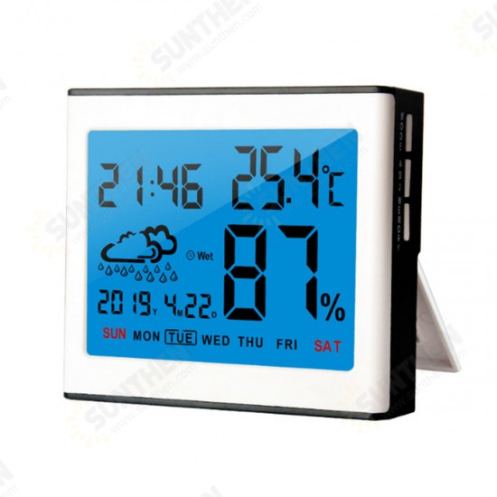 Digital LCD Weather Temperature Humidity Sensor Meter Indoor Outdoor Hygrometer