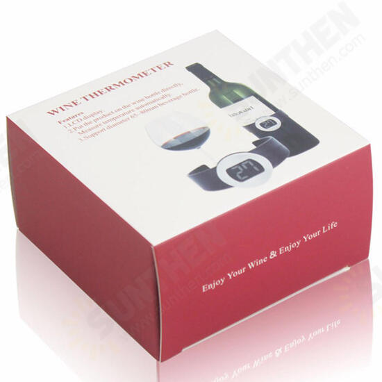 Digital Temperature Watch Heating Thermometer Home Brewing Tools for Wine Bottle