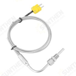 K Type Thermocouple Temperature Controller Tools 0-1250 C Exhaust Gas Temp Sensor Probe Connector with Exposed Tip K Type Thermocouple Temperature Controller Tools 0-1250 C Exhaust Gas Temp Sensor Probe Connector with Exposed Tip