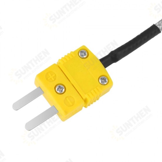 K Type Thermocouple Temperature Controller Tools 0-1250 C Exhaust Gas Temp Sensor Probe Connector with Exposed Tip