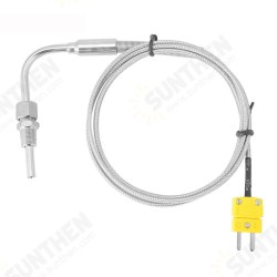 K Type Thermocouple Temperature Controller Tools 0-1250 C Exhaust Gas Temp Sensor Probe Connector with Exposed Tip K Type Thermocouple Temperature Controller Tools 0-1250 C Exhaust Gas Temp Sensor Probe Connector with Exposed Tip