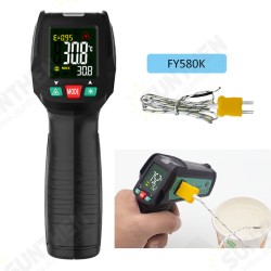 -50~580℃ Non-Contact Infrared Digital Thermometer Laser Handheld IR Temperature Meter With K Type Thermocouple -50~580℃ Non-Contact Infrared Digital Thermometer Laser Handheld IR Temperature Meter With K Type Thermocouple