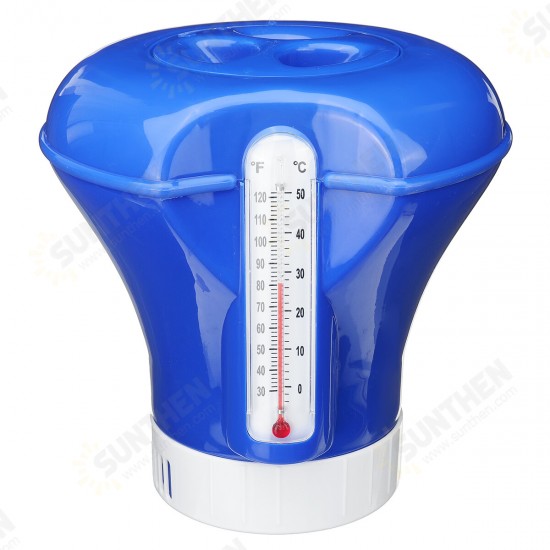 Floating Thermometer Swimming Pool Thermometer Dispenser