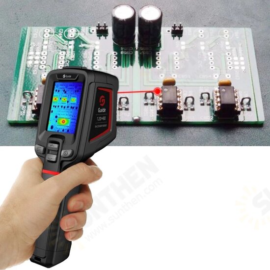 T120/T120V -20°C- 400°C 120x90@17μm Handheld Infrared Thermal Imager for Industrial Floor Heating Water Leakage Fault Detection T120/T120V -20°C- 400°C 120x90@17μm Handheld Infrared Thermal Imager for Industrial Floor Heating Water Leakage Fault Detection