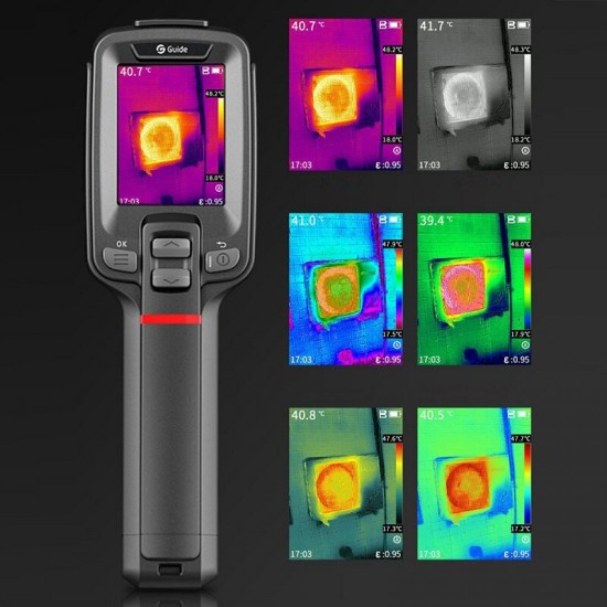 PC210 256x192 2.4inch LCD Screen Industrial Thermal Imager -20°C~150°C High Power Fast Charge Thermal Camera Thermal Inspection Tool