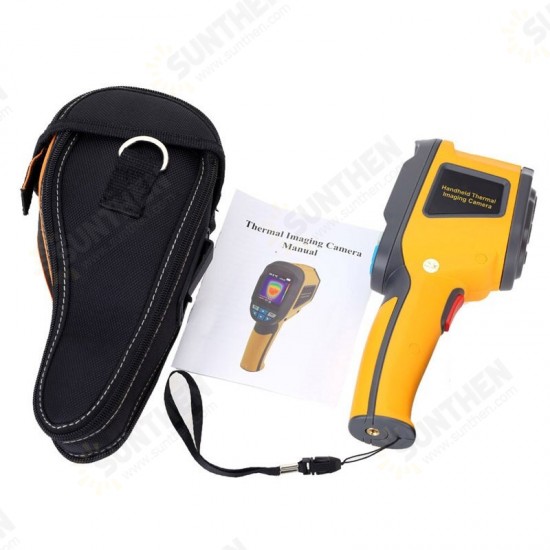 HT02 Handheld Thermograph Camera Infrared Thermal Camera Digital Infrared Imager Temperature Tester with 2.4inch Color LCD Display