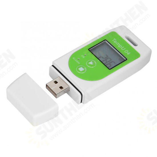 High Precision USB Temperature Logger Recorder Temperature Humidity Data Reusable Recording PDF CSV PI669