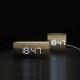 LED Alarm Clock Make-Up Mirror & Night Light Table Clock with Digital Thermometer LED Alarm Clock Make-Up Mirror & Night Light Table Clock with Digital Thermometer