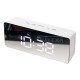 LED Alarm Clock Make-Up Mirror & Night Light Table Clock with Digital Thermometer LED Alarm Clock Make-Up Mirror & Night Light Table Clock with Digital Thermometer