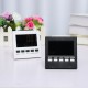 LED Digital Alarm Clock Temperature Humidity Weather Color Display With Backlit