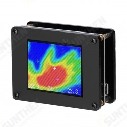 MLX90640 Portable 32*24 -40℃~300℃ Infrared Thermal Imager with 1.8 Inch TFT Screen Infrared Temperature Sensor Temperature Test Tool MLX90640 Portable 32*24 -40℃~300℃ Infrared Thermal Imager with 1.8 Inch TFT Screen Infrared Temperature Sensor Temperature Test Tool