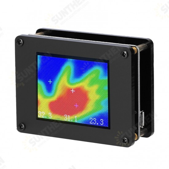 MLX90640 Portable 32*24 -40℃~300℃ Infrared Thermal Imager with 1.8 Inch TFT Screen Infrared Temperature Sensor Temperature Test Tool