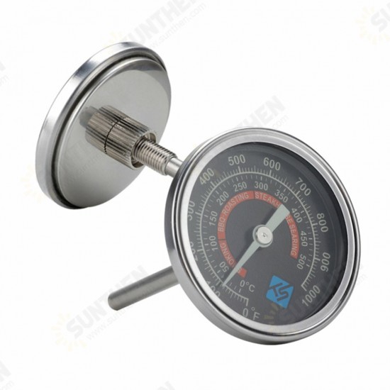 Oven Thermometer 0~1000℉ Household Stainless Steel Oven Barbecue Grill Thermometer Cooking Temperature Gauge Oven Thermometer 0~1000℉ Household Stainless Steel Oven Barbecue Grill Thermometer Cooking Temperature Gauge