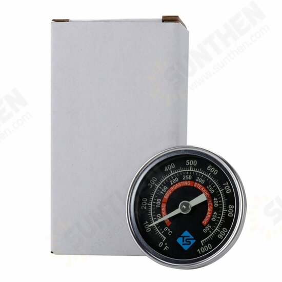 Oven Thermometer 0~1000℉ Household Stainless Steel Oven Barbecue Grill Thermometer Cooking Temperature Gauge