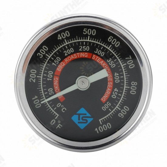 Oven Thermometer 0~1000℉ Household Stainless Steel Oven Barbecue Grill Thermometer Cooking Temperature Gauge