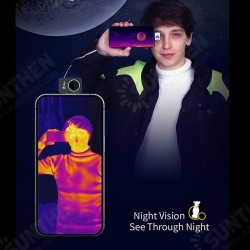 P2 Thermal Imager IR Sensor Resolution 256*192 Mobile Phone Infrared Thermal Imager Camera Thermal Leak Diagnosis Thermal Sensor Thermometer