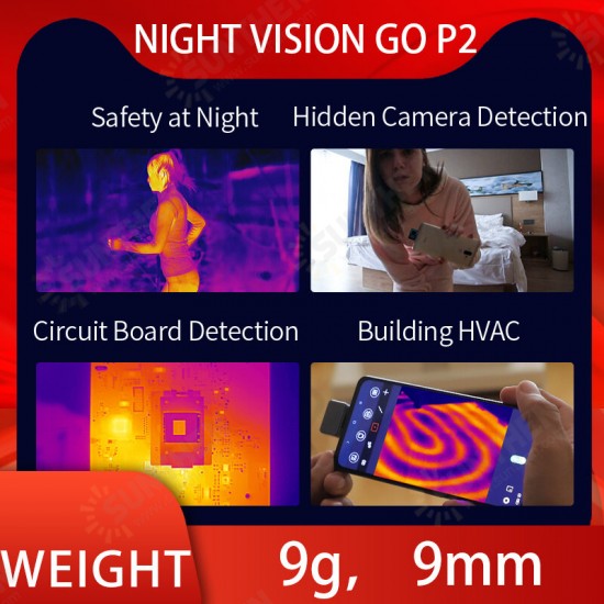 P2 Thermal Imager IR Sensor Resolution 256*192 Mobile Phone Infrared Thermal Imager Camera Thermal Leak Diagnosis Thermal Sensor Thermometer P2 Thermal Imager IR Sensor Resolution 256*192 Mobile Phone Infrared Thermal Imager Camera Thermal Leak Diagnosis Thermal Sensor Thermometer