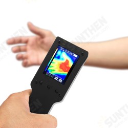 Portable Handheld Infrared Thermal Imager Thermal Imaging Camera 2.4 Inch 24*32 Resolution Digital LCD Display Thermometer Measurement Instrument Portable Handheld Infrared Thermal Imager Thermal Imaging Camera 2.4 Inch 24*32 Resolution Digital LCD Display Thermometer Measurement Instrument