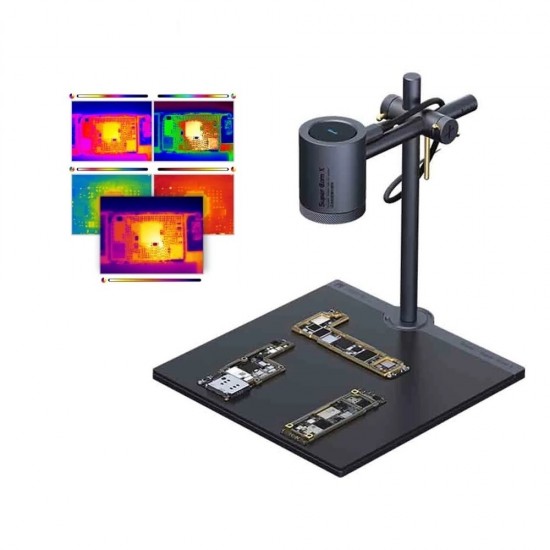 Super Cam X 3D Infrared Thermal Imager Camera -20℃~120℃ Mobile Phone PCB Troubleshoot Motherboard Repair Fault Diagnosis Instrument