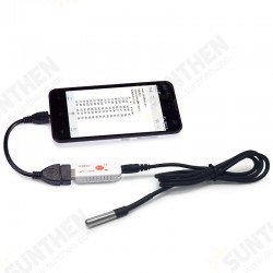 USB Thermometer Temperature Sensor Data Logger Recorder For PC Laptop USB Thermometer Temperature Sensor Data Logger Recorder For PC Laptop