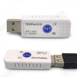 USB Thermometer Hygrometer -40~+85℃ Hid Remote Temperature Humidity Recorder PC Sensor USB Port Adapter USB Thermometer Hygrometer -40~+85℃ Hid Remote Temperature Humidity Recorder PC Sensor USB Port Adapter
