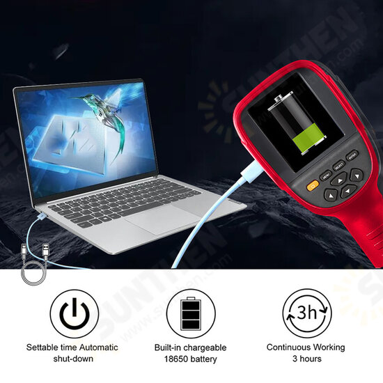 ET692D 320*240 Handheld Infrared Thermal Imager -20℃~350℃ PC Software Analysis Industrial Thermal Imaging Camera Infrared Thermometer